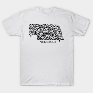 State of Nebraska Maze T-Shirt